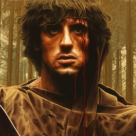Rambo: First Blood 41st Anniversary print by Jake Kontou