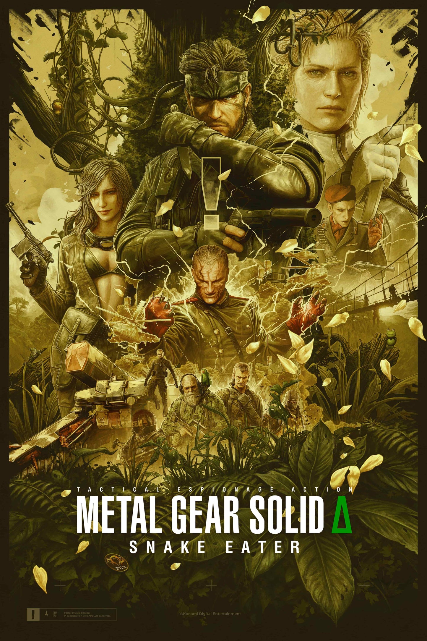 METAL GEAR SOLID Δ: SNAKE EATER by Jake Kontou - Screenprint Varnish Master