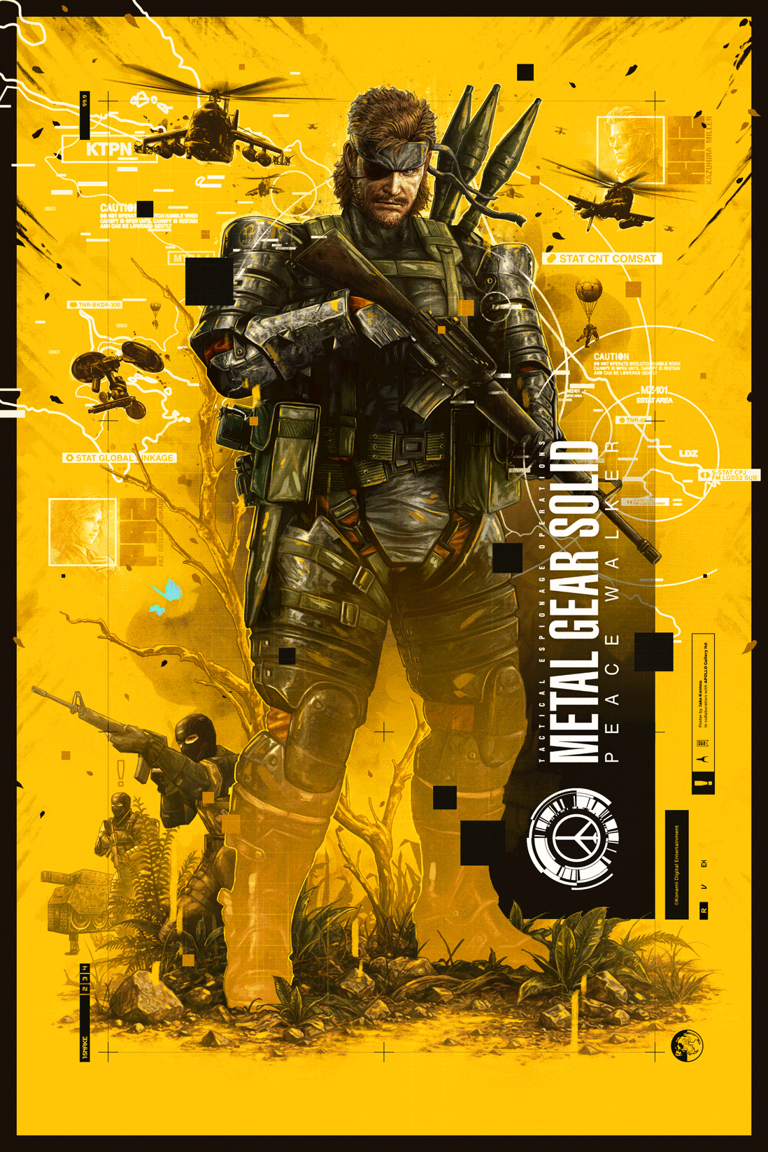 metal gear solid peace walker kaz Solid: by Jake Kontou 7 gears - internal Farbe:GREY Sportbrillen Sportbrillen und Sonnenbrillen