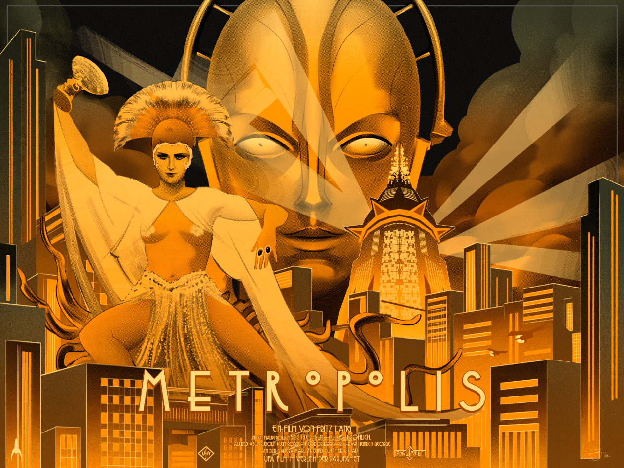 Metropolis by Zi Xu - Screenprint Master