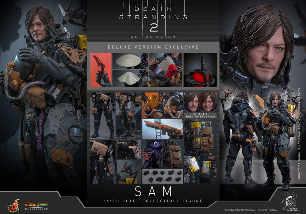 DEATH STRANDING 2: ON THE BEACH - Sam Hot Toys Action Figure 1/6 scale