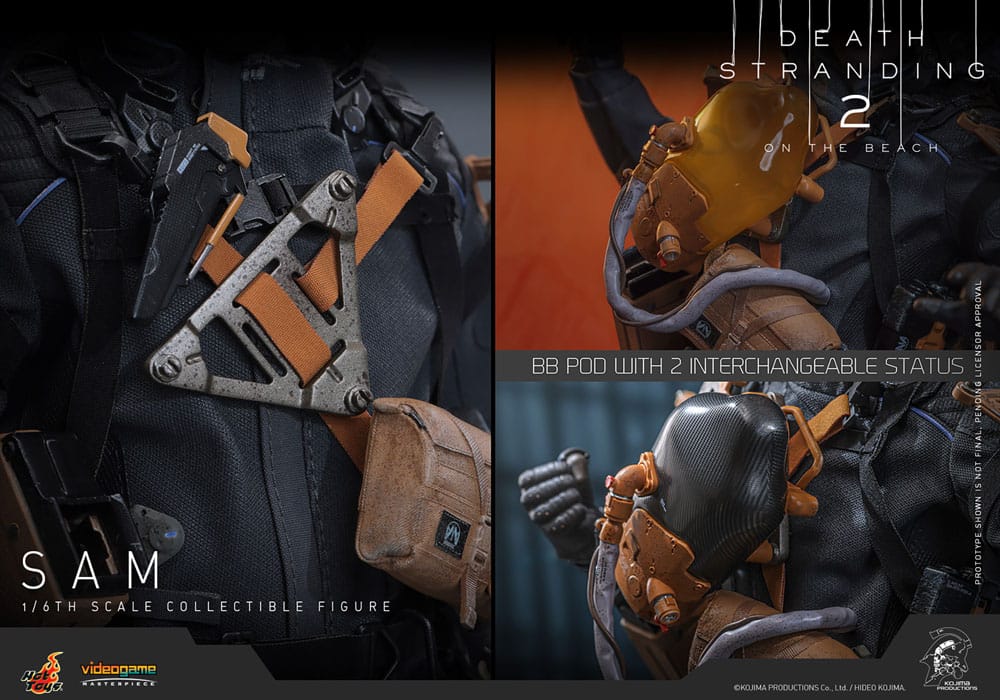 DEATH STRANDING 2: ON THE BEACH - Sam Hot Toys Action Figure 1/6 scale