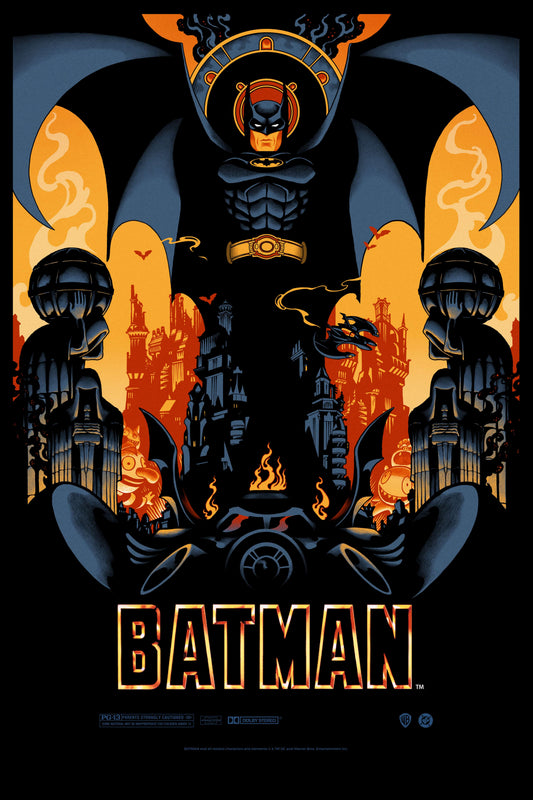BATMAN '89 by Peter Diamond APOLLO EXCLUSIVE 24x36" Edition - Sideshow x APOLLO 008
