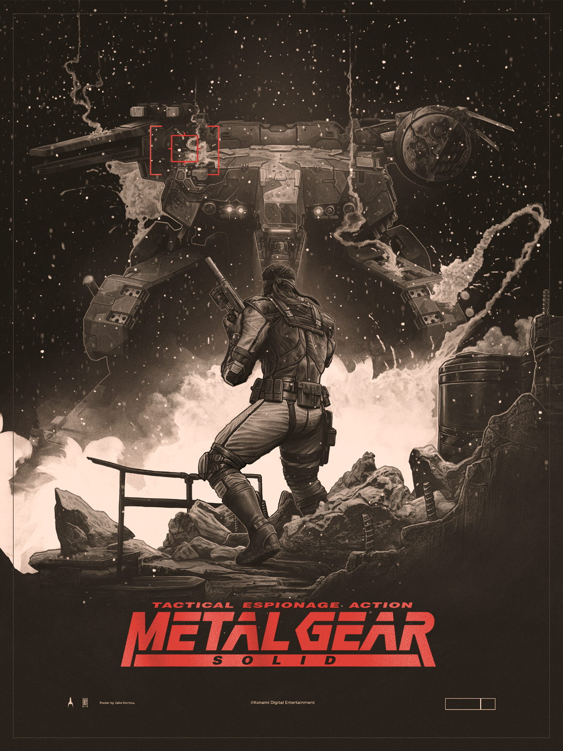 METAL GEAR SOLID by Jake Kontou - Metallic Red Timed Regular