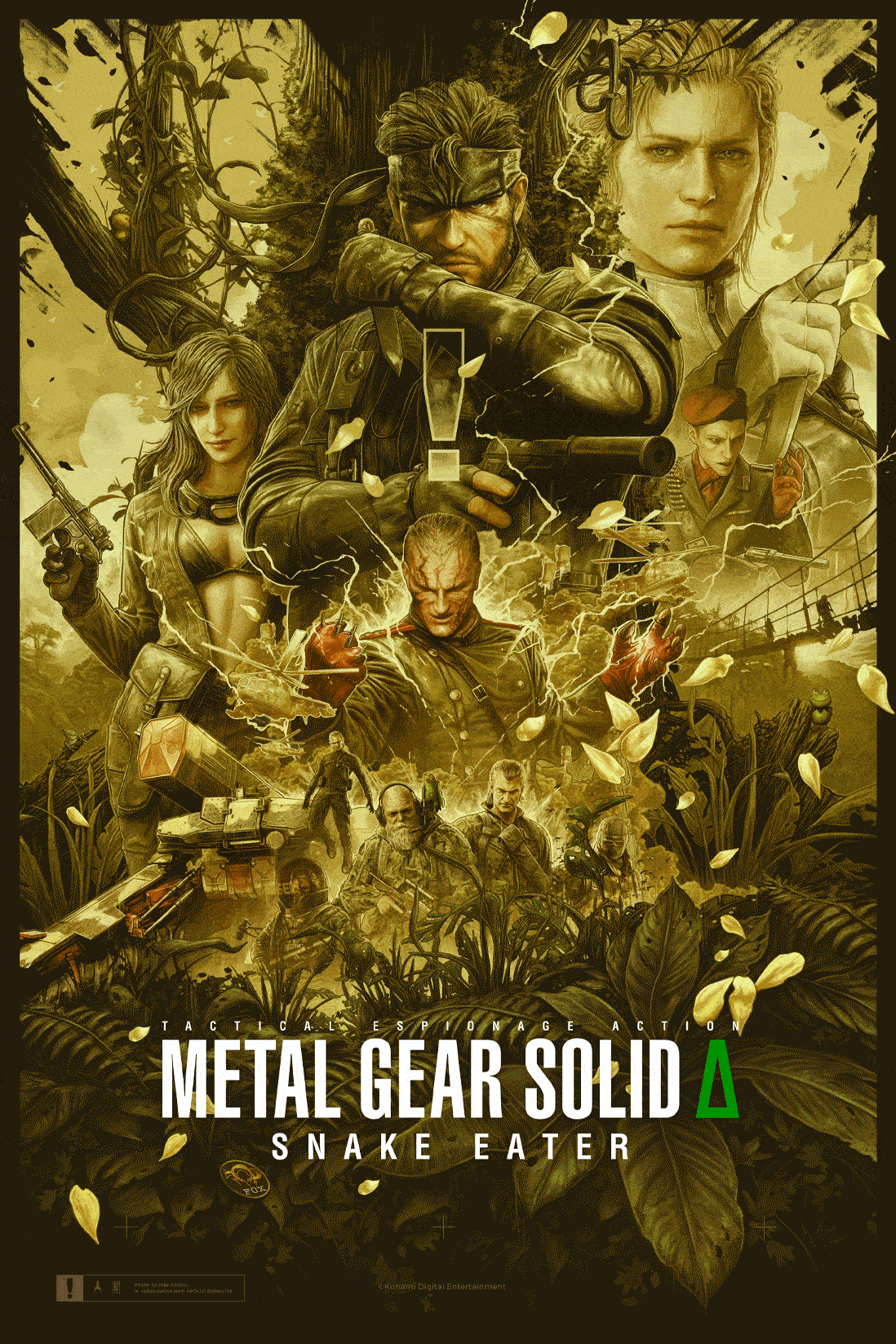 METAL GEAR SOLID Δ: SNAKE EATER by Jake Kontou - Screenprint Varnish Master