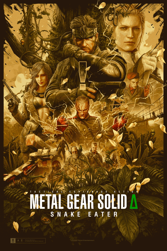 METAL GEAR SOLID Δ: SNAKE EATER by Jake Kontou - Screenprint Timed Varnish Regular