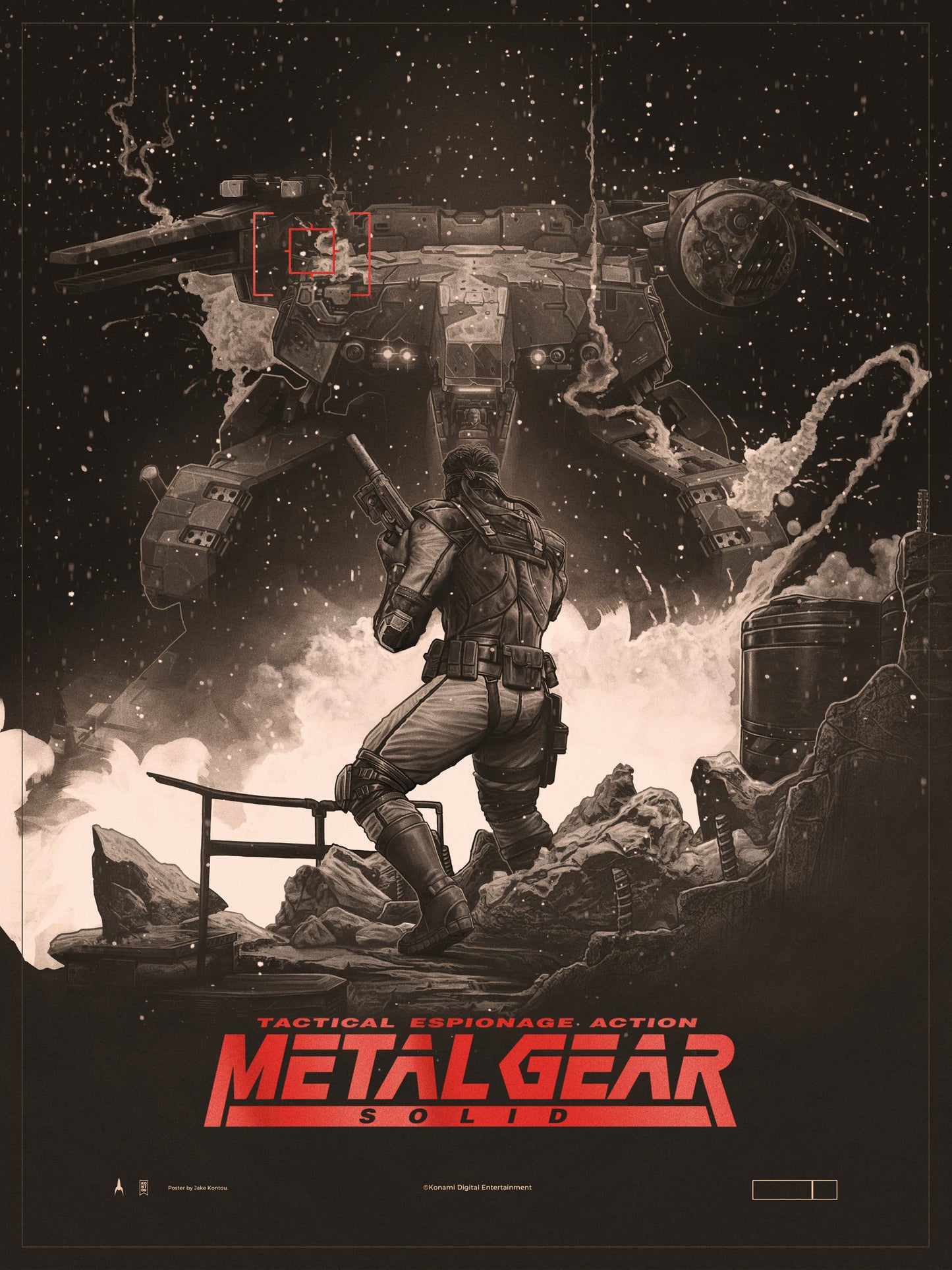 METAL GEAR SOLID by Jake Kontou - Metallic Red Timed Regular