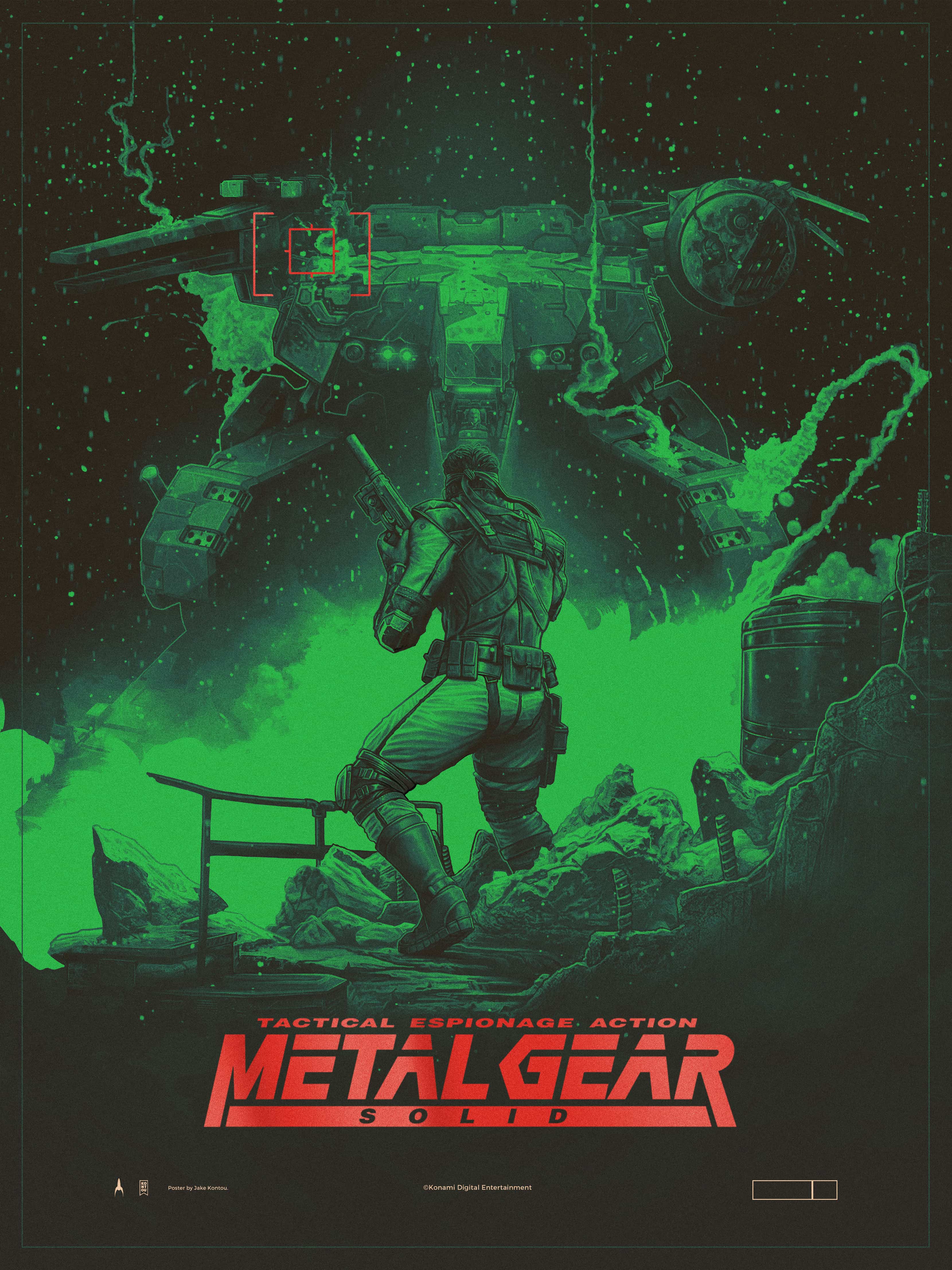 METAL GEAR SOLID by Jake Kontou - CODEC Green Variant – Apollo Gallery