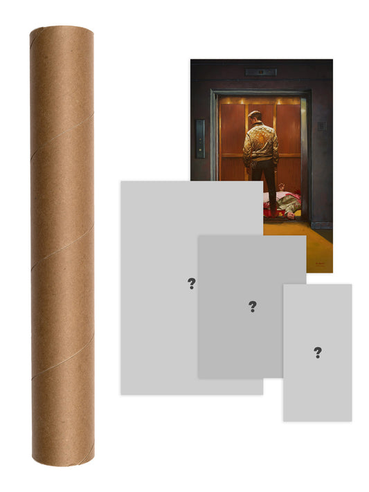 Mystery Tube - 3x Prints + Guaranteed DRIVE Printer Proof by Will Rochfort