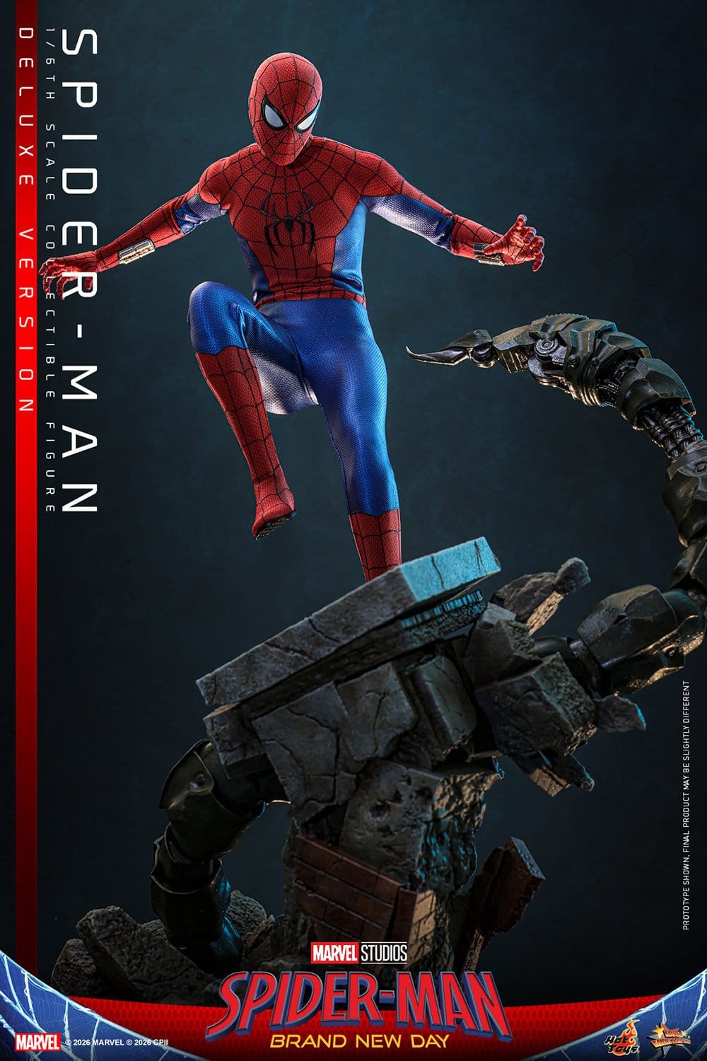 Marvel's Spider-Man: Brand New Day - Spider-Man Hot Toys Action Figure 1/6 scale (Deluxe Edition)