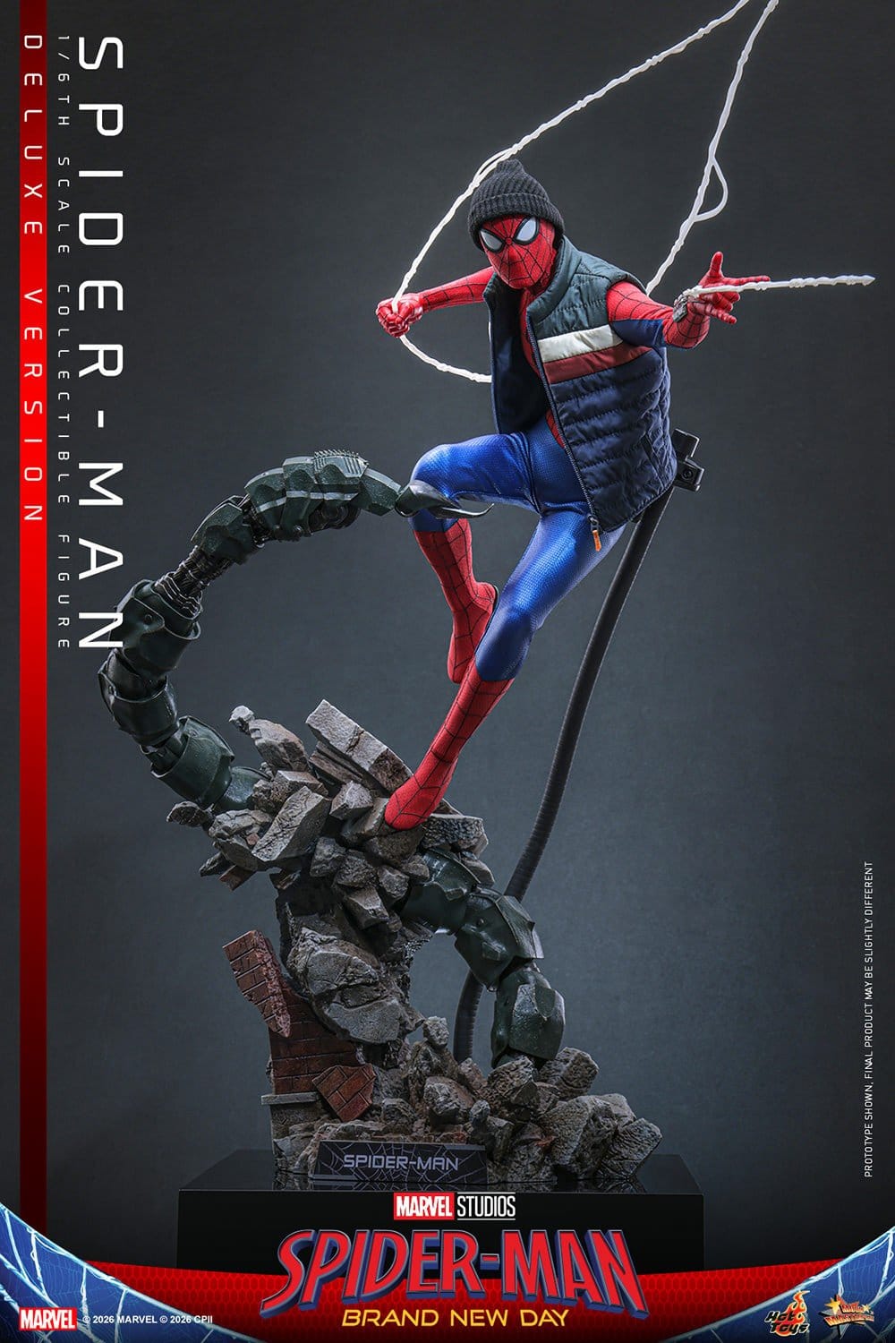 Marvel's Spider-Man: Brand New Day - Spider-Man Hot Toys Action Figure 1/6 scale (Deluxe Edition)