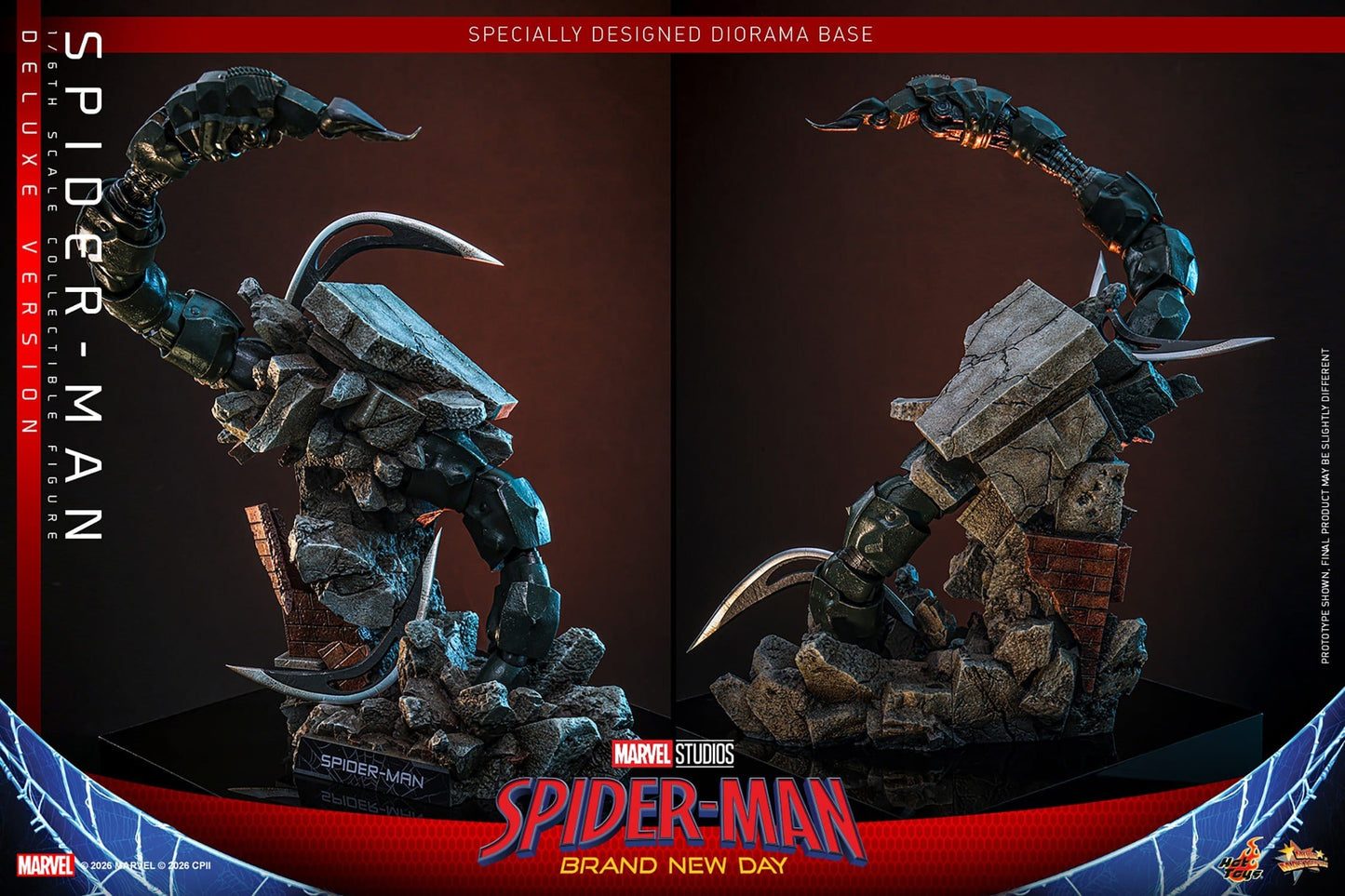 Marvel's Spider-Man: Brand New Day - Spider-Man Hot Toys Action Figure 1/6 scale (Deluxe Edition)
