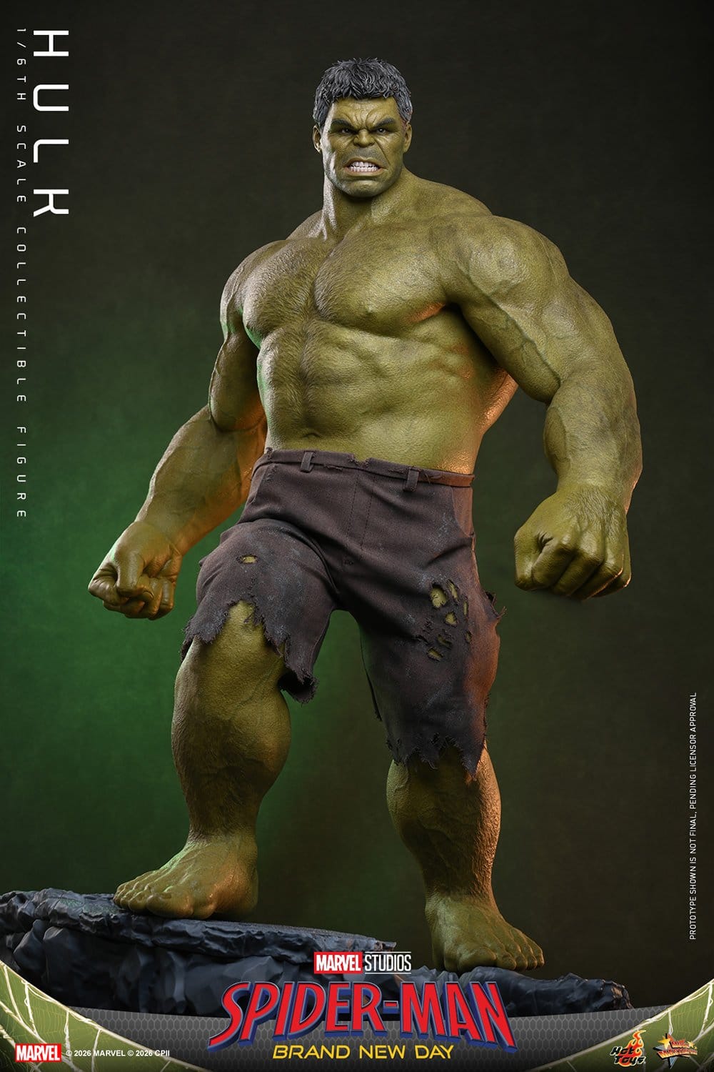 Marvel's Spider-Man: Brand New Day - Hulk Hot Toys Action Figure 1/6 scale