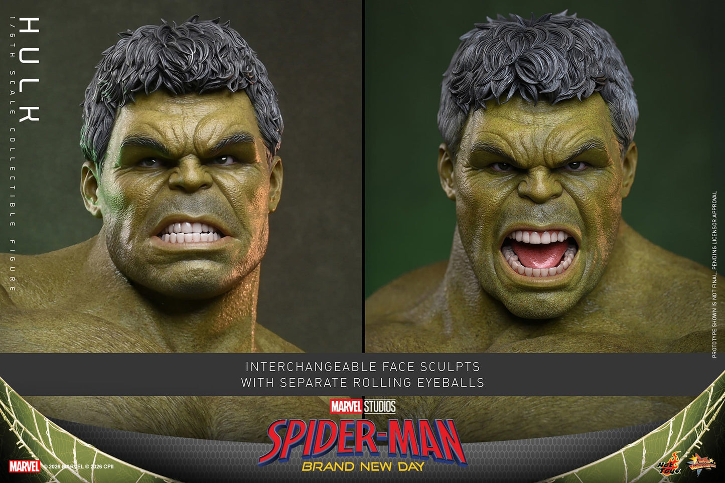 Marvel's Spider-Man: Brand New Day - Hulk Hot Toys Action Figure 1/6 scale
