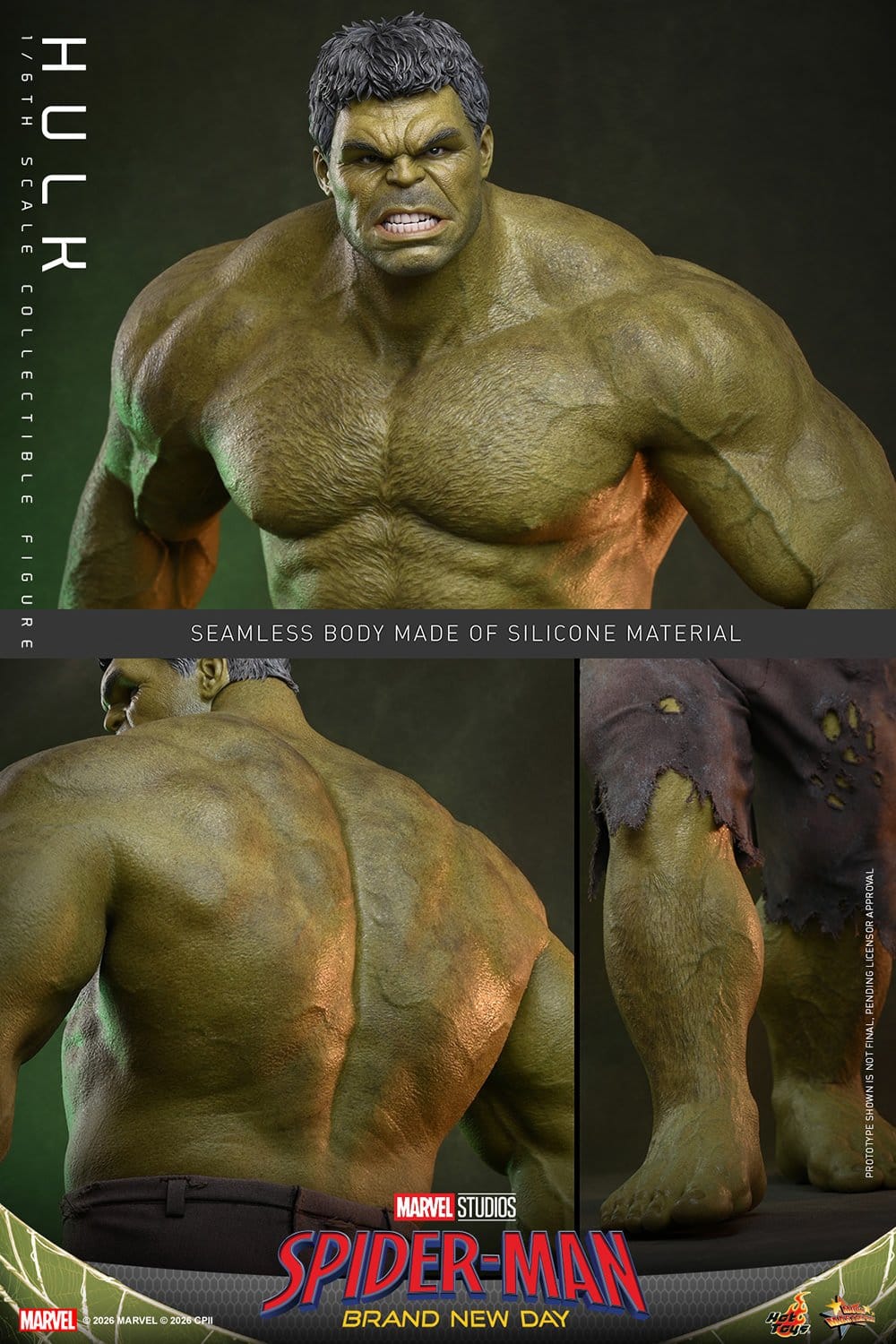 Marvel's Spider-Man: Brand New Day - Hulk Hot Toys Action Figure 1/6 scale