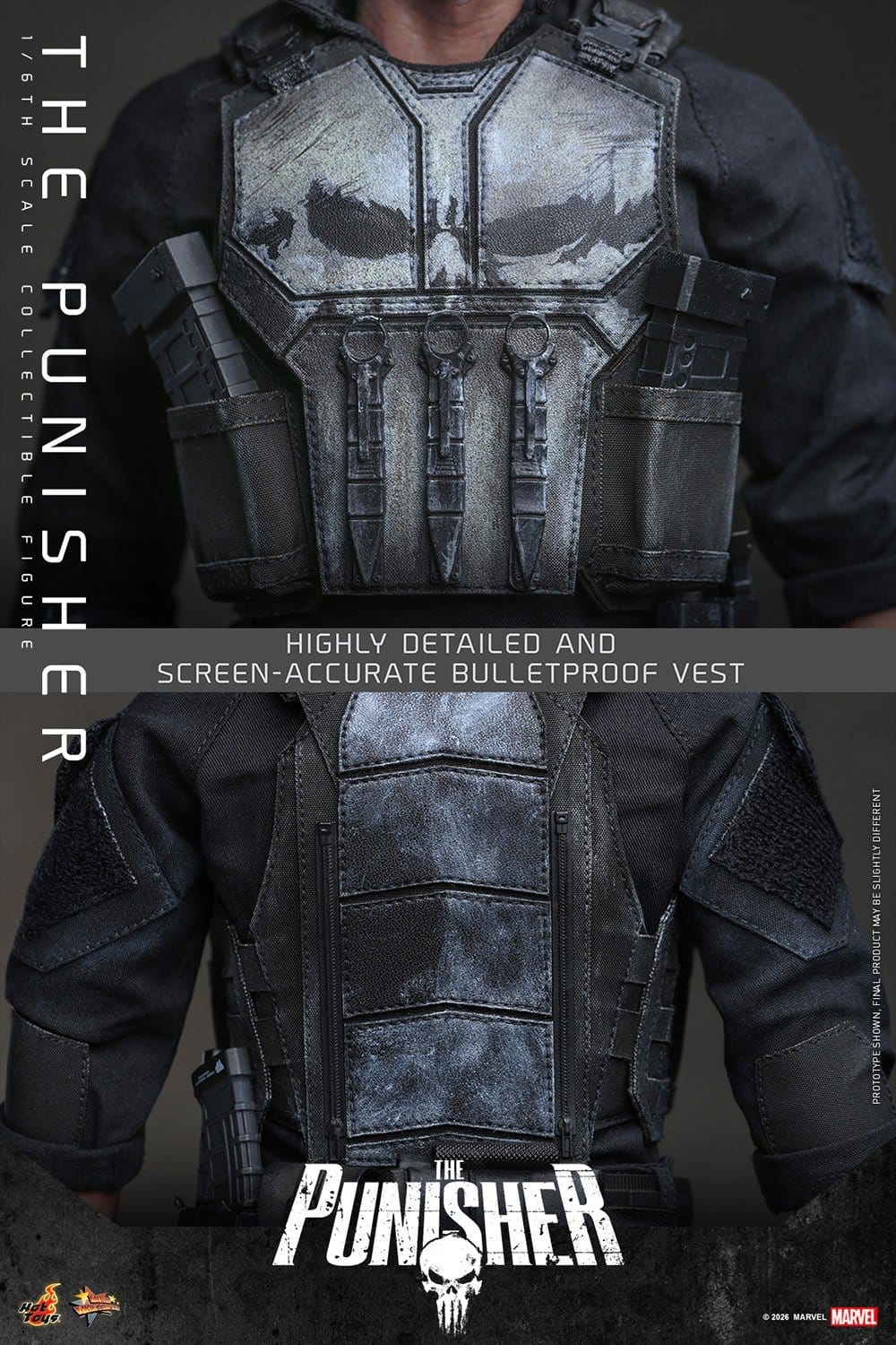Marvel's Spider-Man: Brand New Day - The Punisher Hot Toys Action Figure 1/6 scale